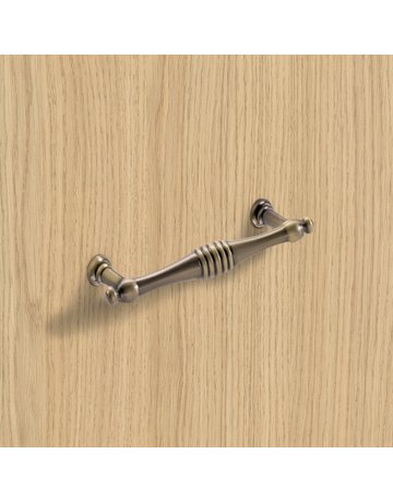 Bild MB-Griff,Ø13x96mm,H22mm,Zink Osimo 9113444,messingoptik antik - Hettich-6