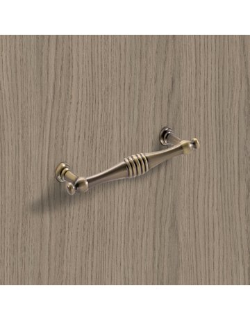Bild MB-Griff,Ø13x96mm,H22mm,Zink Osimo 9113444,messingoptik antik - Hettich-7