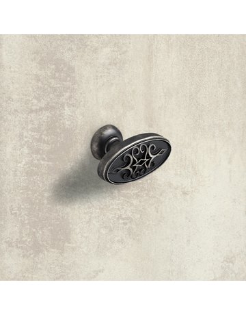 Bild Möbel- Knopf, Sertao, 9208064, Breite 23mm, Länge 45mm, Höhe 28mm, Zink, zinnoptik antik - Hettich-2