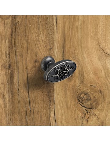 Bild Möbel- Knopf, Sertao, 9208064, Breite 23mm, Länge 45mm, Höhe 28mm, Zink, zinnoptik antik - Hettich-5