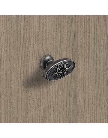 Bild Möbel- Knopf, Sertao, 9208064, Breite 23mm, Länge 45mm, Höhe 28mm, Zink, zinnoptik antik - Hettich-7