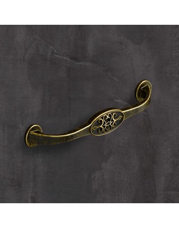 Bild MB-Griff,B23x128mm,H29mm,Zink Siradia 9208027,messingoptik antik - Hettich-1