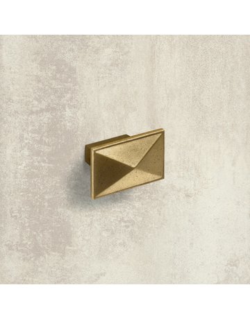 Bild Möbel- Knopf, Tarraco, 9206137, Breite 30mm, Länge 49mm, Höhe 28mm, Zink, messingoptik antik - Hettich-2