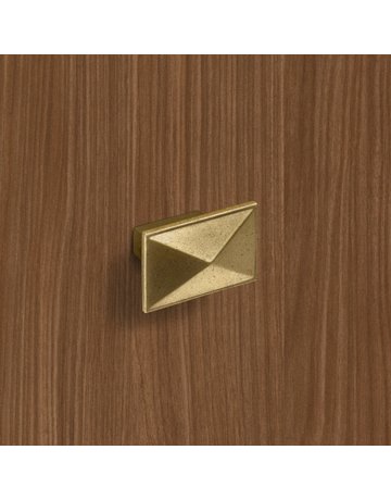 Bild Möbel- Knopf, Tarraco, 9206137, Breite 30mm, Länge 49mm, Höhe 28mm, Zink, messingoptik antik - Hettich-4