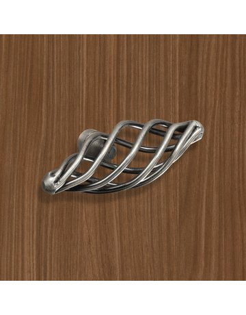 Bild Möbel- Knopf, Valentia, 9070510, Breite 77mm, Höhe 37mm, Stahl, zinnoptik - Hettich-4
