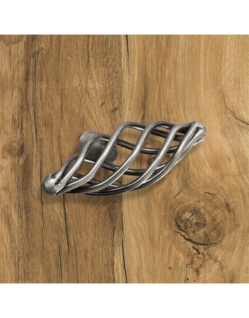 Bild Möbel- Knopf, Valentia, 9070510, Breite 77mm, Höhe 37mm, Stahl, zinnoptik - Hettich-5