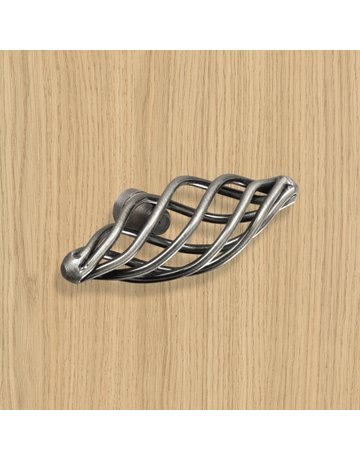 Bild Möbel- Knopf, Valentia, 9070510, Breite 77mm, Höhe 37mm, Stahl, zinnoptik - Hettich-6