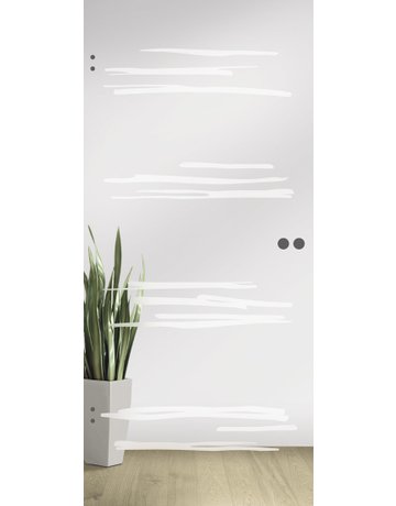 Bild Ganzglas Drehtür Typ Gemini Größe 1972 x 834 x 8 mm - Licht & Harmonie-1