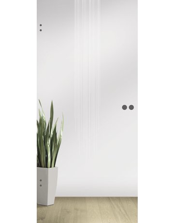 Bild Ganzglas Drehtür Typ Flow Größe 1972 x 834 x 8 mm - Licht & Harmonie-1