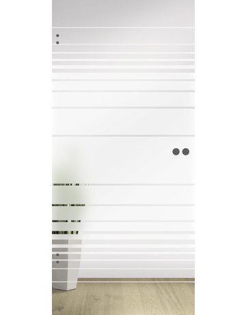 Bild Glastür Struktura Typ 8 Clas. White Größe 1972 x 834 x 8 mm - Licht & Harmonie-1