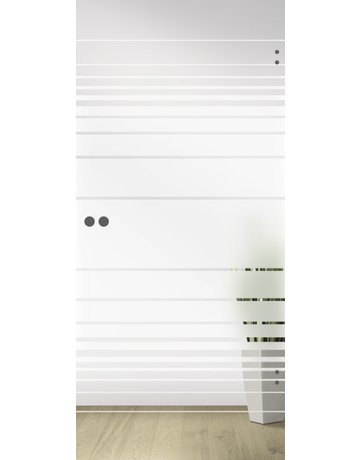 Bild Glastür Struktura Typ 8 Clas. White Größe 1972 x 834 x 8 mm - Licht & Harmonie-0