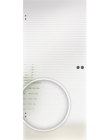 Bild Ganzglastür Tenda Classic White Größe 1972 x 834 x 8 mm - Licht & Harmonie-1