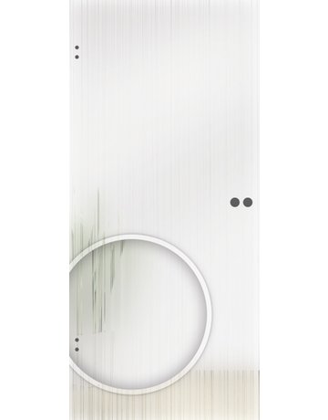 Bild Ganzglastür Violina Classic White Größe 1972 x 834 x 8 mm - Licht & Harmonie-1