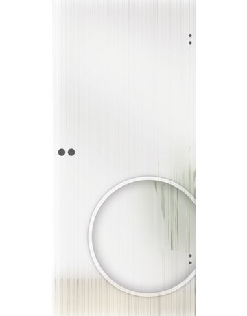 Bild Ganzglastür Violina Classic White Größe 1972 x 834 x 8 mm - Licht & Harmonie-0