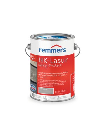Bild HK-Lasur 3in1 Grey-Protect platingrau (FT-26788) 2.5 l - Remmers-0