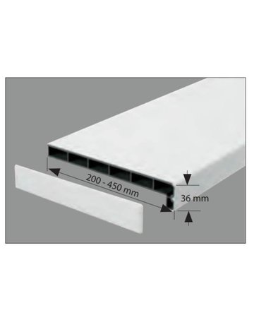 Bild Lignodur Innenfensterbank LD 36 freestone Fixmaß 250 mm - Möller-1