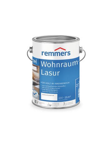 Bild Wohnraum-Lasur Sonderfarbtöne 2.5 l - Remmers-0