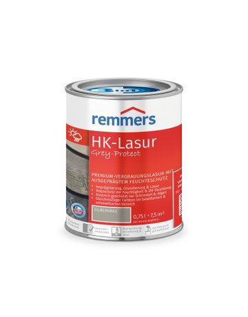 Bild HK-Lasur 3in1 Grey-Protect silbergrau (RC-970) 0.75 l - Remmers-0