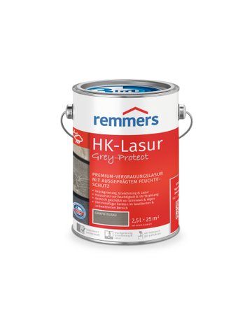 Bild HK-Lasur 3in1 Grey-Protect graphitgrau (FT-25416) 2.5 l - Remmers-0