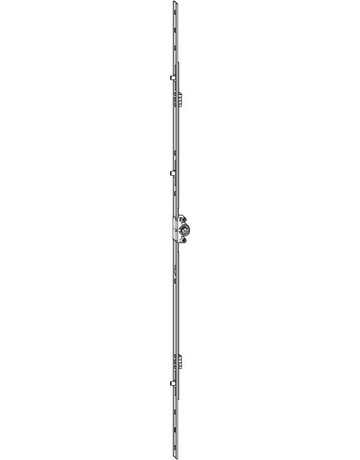 Bild DK-Kantengetriebe, Gr. 2400, ohne Lochung, D 15mm, Mittel /var., NT, Stahl, verzinkt - Roto-1