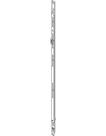 Bild Drehkipp-Mittelverschl., mehrteilig, Gr. 600, DIN Links-Rechts, NTS, Stahl, sw, verzinkt - Roto-2