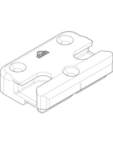 Bild DK-Sicherheitsschließstück, K, NT, Nr. 212, DL, Zinkdruckguss, silberfarbig - Roto-2