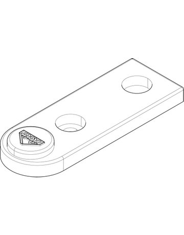 Bild Drehkipp-Falzmagnet, MVS, E-Tec, lichtgrau, zum Anschrauben - Roto-1