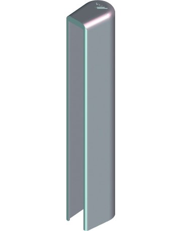 Bild DK-Abd.kappe, Eckband K, NT, zum Aufstecken, DIN Links-Rechts, Kunststoff, weiß - Roto-0