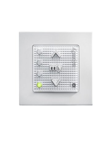 Bild Smoove Origin 4 IN io mit 2 Befestigung - Platten + Rahmen, 4-Kanal Wandsender - Somfy-1
