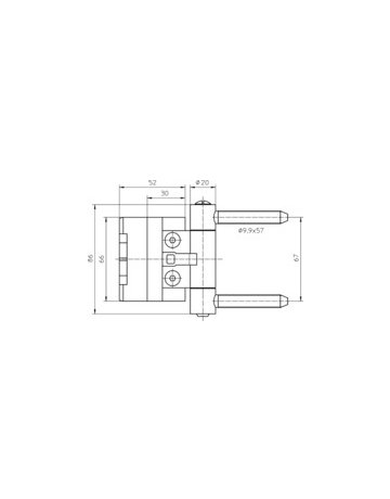 Bild BAKA 2D 20 RZ 57 FD MSTS Edelstahl matt - SIMONSWERK-1