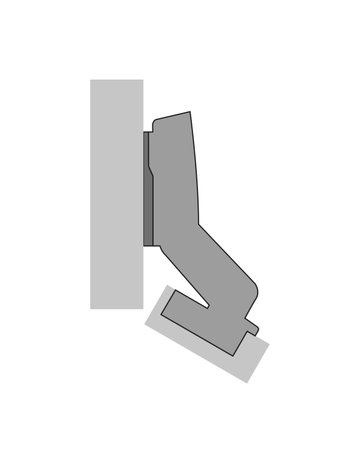 Bild Möbel-Topfscharnier,95° Sensys 8669,9088177,einlieg.,vernickelt - Hettich-2