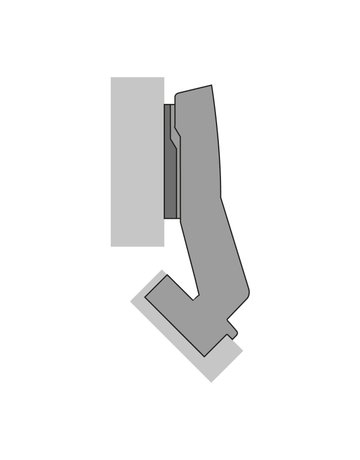 Bild Möbel-Topfscharnier,95° Sensys 8639i,9088073,vorlieg.,vernickelt - Hettich-2