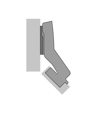 Bild Möbel-Topfscharnier,95° Sensys 8639i,9088020,einlieg.,vernickelt - Hettich-2