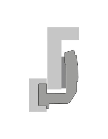 Bild Möbel-Topfscharnier,95° Sensys 8639i,9087535,vorlieg.,vernickelt - Hettich-2