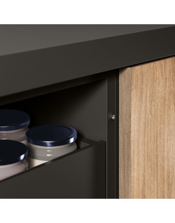 Bild Push to open Lock Magnet zum Einbohren anthrazit - Hettich-1