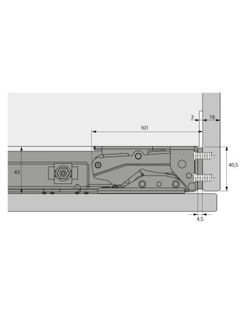 Bild Eingelenk-Grundscharn.,Zinkdruckguss vz Evisys 9343488, ohne Dämpfung,115° - Hettich-5