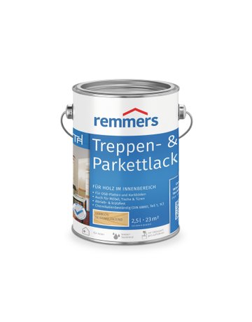 Bild Treppen- & Parkettlack seidenglänzend farblos 2.5 l - Remmers-0