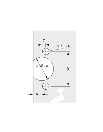 Bild Glastür-Zierkappe TH 32 - Hettich-1