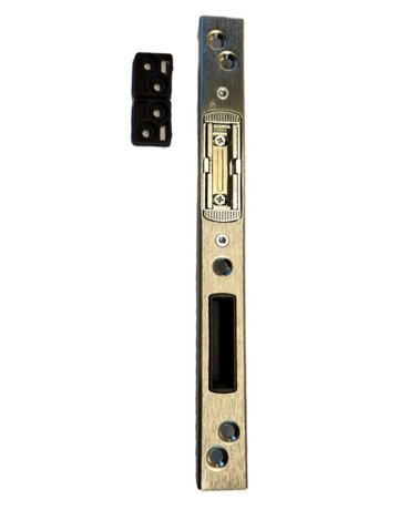 Bild Schließplatte Fallenriegel U30x8x252 Achse 15mm LS/RS Falzluft 4mm Silver - Fuhr-0