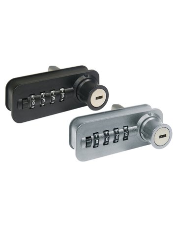 Bild Zahlenschloss für Schreibtischcontainer Systema Top 2000, rechts, Chrom Optik - Hettich-1