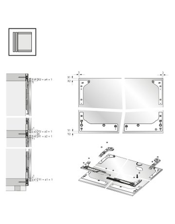 Bild SlideLine M Profilsets: 2 Profile, Profilhöhe mm 18 mm, Länge 4000 mm - Hettich-3