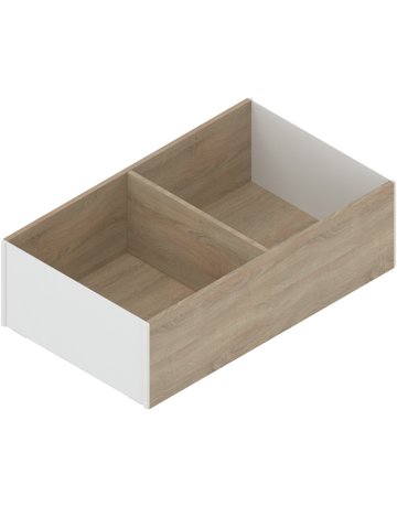 Bild AMBIA-LINE Rahmen, für LEGRABOX/MERIVOBOX Frontauszug, Holzdesign, ab NL=400 mm, Breite=218 mm, Bard.Eiche/seidenwei - Blum-0