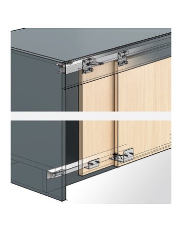Bild TopLine 27, Laufprofil 2-bahnig, 3500mm - Hettich-1