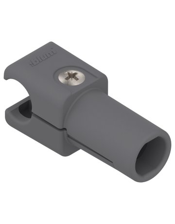 Bild ORGA-LINE Querreling-Aufnahme für eine Relingstange, R7037 staubgrau - Blum-0