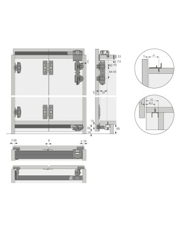 Bild Set WingLine 220, rechts - Hettich-1