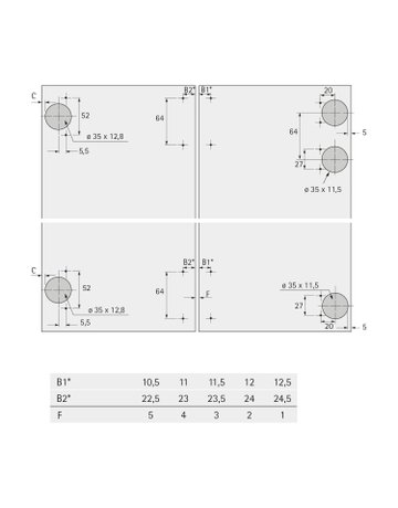 Bild Set WingLine 220, rechts - Hettich-2