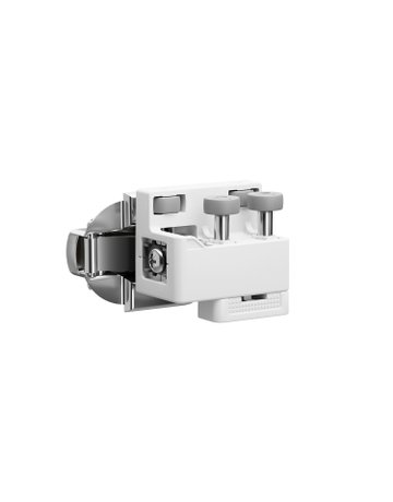 Bild MB-Führungsteil, ohne Schließautomatik WingLine L/S T1 9338704,weiß - Hettich-0