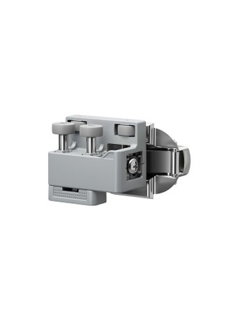 Bild MB-Führungsteil, mit Schließautomatik WingLine L/S T2 9338977,grau - Hettich-0