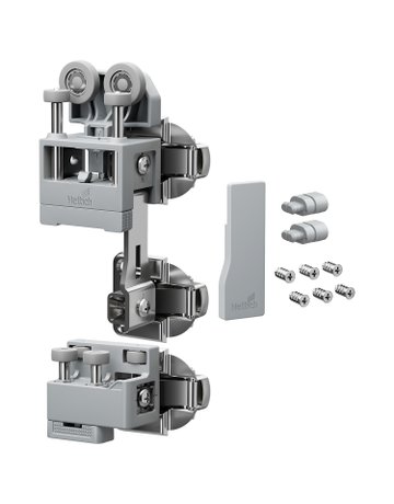 Bild Falttürbeschläge-Set,rs,o.Schließautom. WingLine L 9339348 - Hettich-0