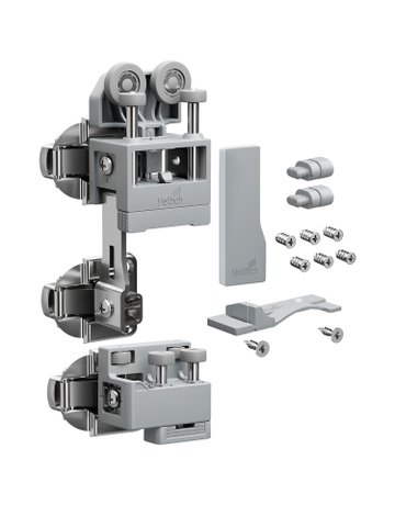 Bild Falttürbeschläge-Set,ls,m.Schließautom. WingLine L 9339352 - Hettich-0